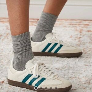 adidas Original samba OG in white and green